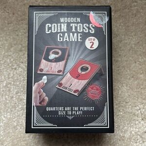 Wooden Coin Toss Game